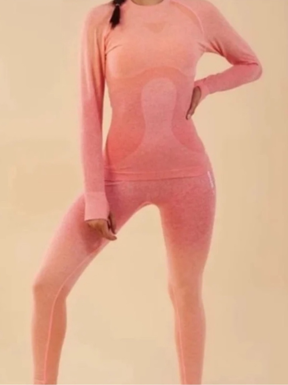 Gymshark ombre 3 piece set